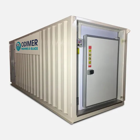 Túnel de congelación rápida móvil en contenedores