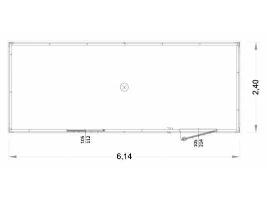 BOX PREFABBRICATI OPEN SPACE NUOVO MILLENNIO 6M
