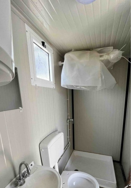 BOX PREFABBRICATO USATO 3 METRI CON BAGNO E DOCCIA