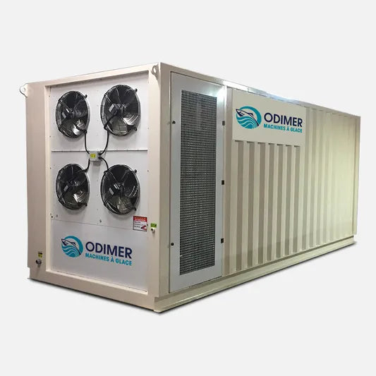 Túnel de congelación rápida móvil en contenedores