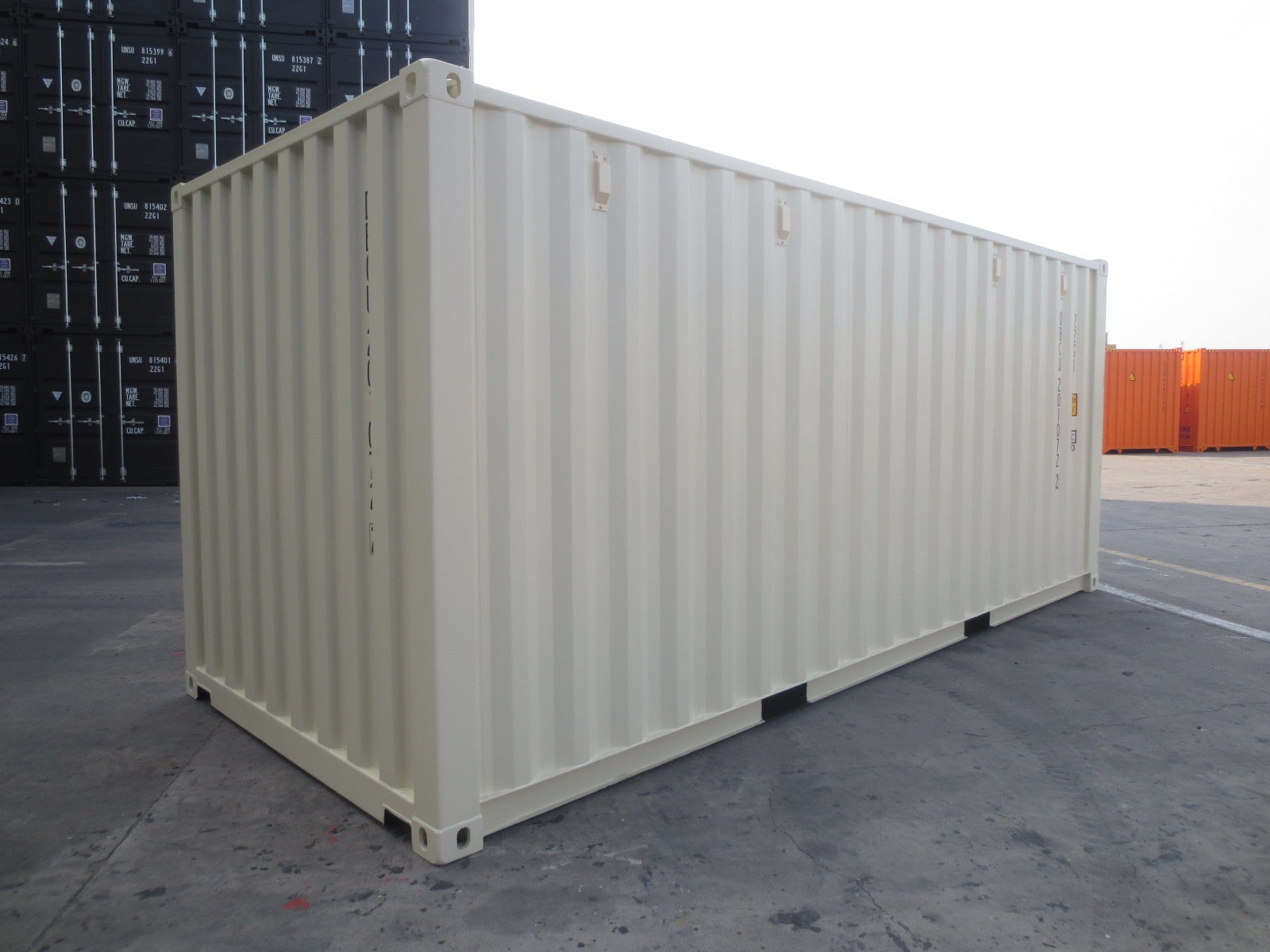 Container 20 Piedi Crema Bianco 1° Viaggio (Nuovo)