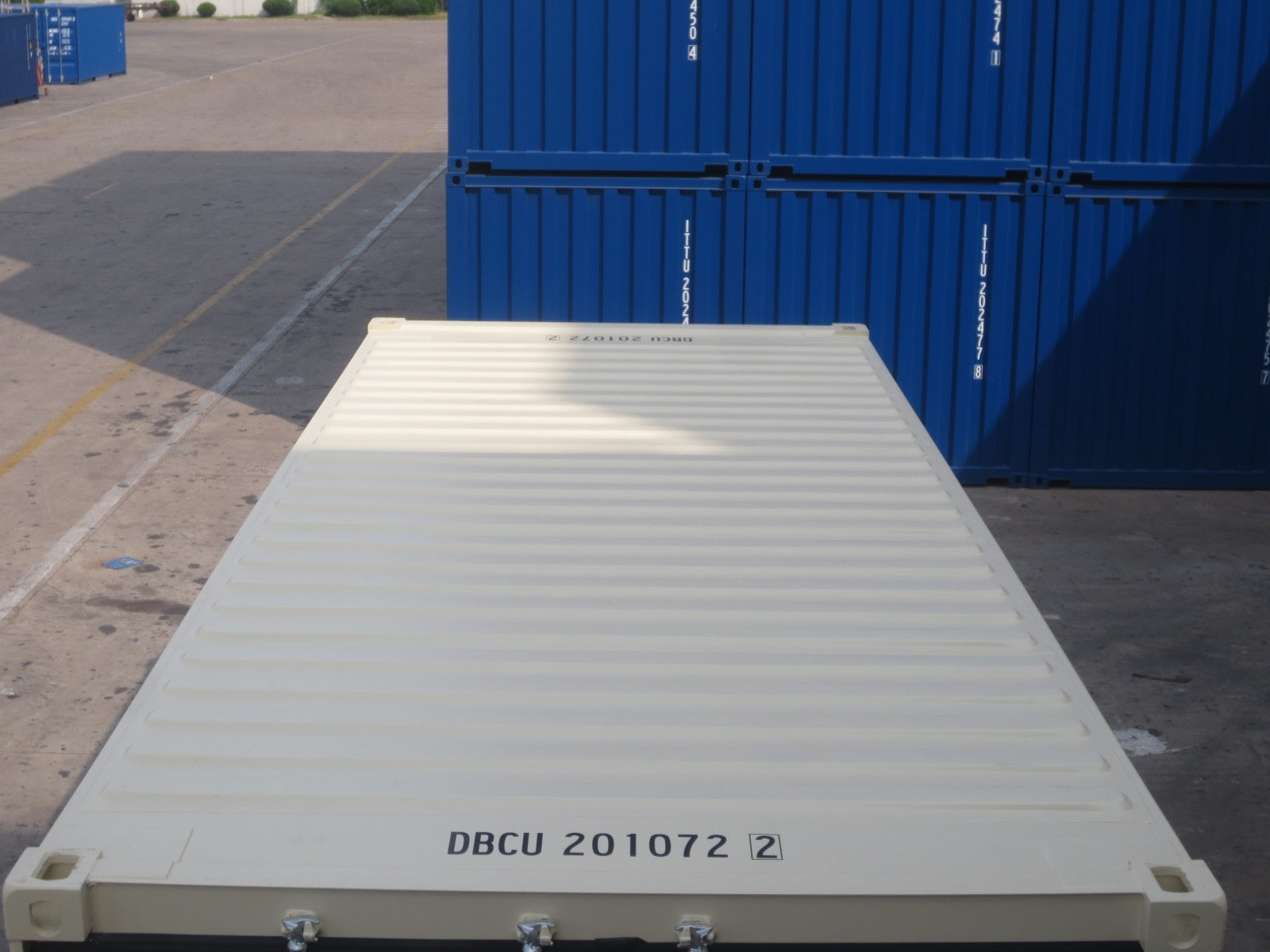 Container 20 Piedi Crema Bianco 1° Viaggio (Nuovo)