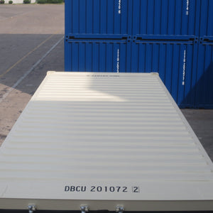 Container 20 Piedi Crema Bianco 1° Viaggio (Nuovo)