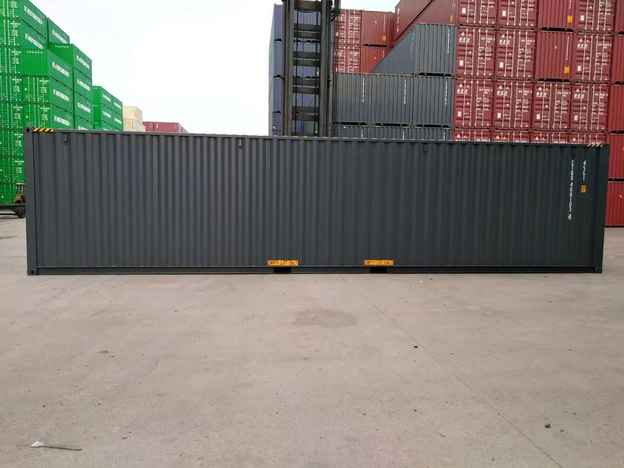 Specifiche per il container standard da 40 piedi - 67,6 m³